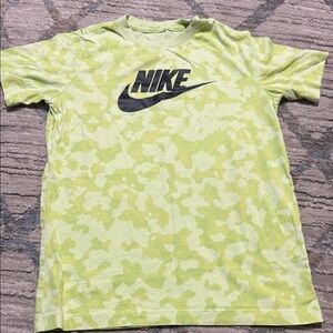 Nike Neon Green Camo Tee